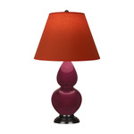 Double Gourd Small Table Lamp - Sugar Plum / Tangerine / Taupe Lining