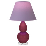 Double Gourd Small Table Lamp - Sugar Plum / Lavender / Plum Lining