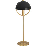 Mavisten Edition Copernica Table Lamp - Lacquered Burnished Brass / Piano Black