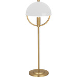 Mavisten Edition Copernica Table Lamp - Lacquered Burnished Brass / White
