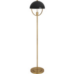 Mavisten Edition Copernica Floor Lamp - Lacquered Burnished Brass / Piano Black