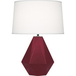 Delta Table Lamp - Sugar Plum / Oyster Linen
