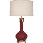 Athena Table Lamp - Sugar Plum / Heather Linen