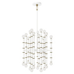 Kane Chandelier - Modern Brass / Daisy