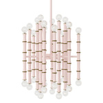 Kane Chandelier - Modern Brass / Rose Water