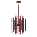 Kane Chandelier - Modern Brass / Sugar Plum
