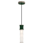 Kane Pendant - Polished Nickel / Jungle