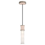 Kane Pendant - Polished Nickel / Rose Water