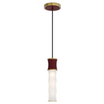 Kane Pendant - Modern Brass / Sugar Plum