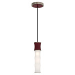 Kane Pendant - Polished Nickel / Sugar Plum