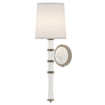 Kane Shade Hardwired / Plug-in Wall Sconce - Daisy / Ascot / Polished Nickel