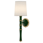 Kane Shade Hardwired / Plug-in Wall Sconce - Jungle / Fondine / Modern Brass