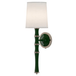 Kane Shade Hardwired / Plug-in Wall Sconce - Jungle / Ascot / Polished Nickel