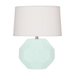 Franklin Table Lamp - Mint / Oyster Linen