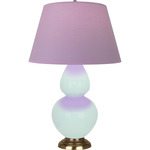 Double Gourd Large Table Lamp - Mint / Lavender / Plum Lining