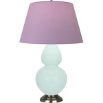 Double Gourd Large Table Lamp - Mint / Lavender / Plum Lining