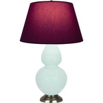 Double Gourd Large Table Lamp - Mint / Plum / Lavender Lining