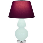 Double Gourd Large Table Lamp - Mint / Plum / Lavender Lining