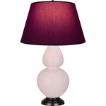 Double Gourd Large Table Lamp - Rose Water / Plum / Lavender Lining