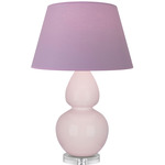Double Gourd Large Table Lamp - Rose Water / Lavender / Plum Lining