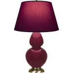 Double Gourd Large Table Lamp - Sugar Plum / Plum / Lavender Lining