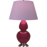 Double Gourd Large Table Lamp - Sugar Plum / Lavender / Plum Lining