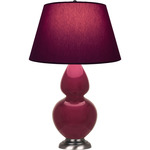Double Gourd Large Table Lamp - Sugar Plum / Plum / Lavender Lining