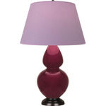Double Gourd Large Table Lamp - Sugar Plum / Lavender / Plum Lining