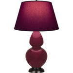 Double Gourd Large Table Lamp - Sugar Plum / Plum / Lavender Lining