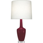 Emma Table Lamp - Sugar Plum / Off White