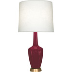 Emma Table Lamp - Sugar Plum / Off White