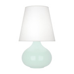 June Table Lamp - Mint / Oyster Linen