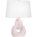 Fusion Table Lamp - Rose Water / Oyster Linen