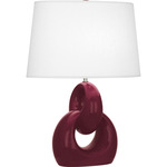 Fusion Table Lamp - Sugar Plum / Oyster Linen