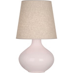 June Table Lamp - Rose Water / Buff Linen