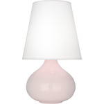 June Table Lamp - Rose Water / Oyster Linen