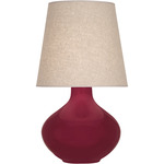 June Table Lamp - Sugar Plum / Buff Linen