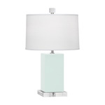 Harvey Table Lamp - Mint / Oyster Linen