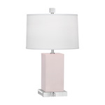 Harvey Table Lamp - Rose Water / Oyster Linen
