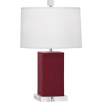 Harvey Table Lamp - Sugar Plum / Oyster Linen