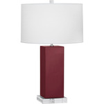Harvey Table Lamp - Sugar Plum / Oyster Linen