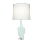 Emma Table Lamp - Mint / Off White