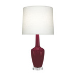 Emma Table Lamp - Sugar Plum / Off White