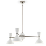 Clare Chandelier - Polished Nickel / Lily
