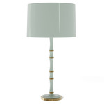 Kane Solid Table Lamp - Modern Brass / Celadon