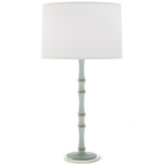 Kane Fabric Shade Table Lamp - Celadon / Ascot / Polished Nickel
