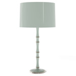Kane Solid Table Lamp - Polished Nickel / Celadon