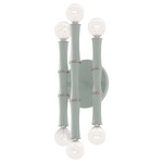 Kane Wall Sconce - Polished Nickel / Celadon