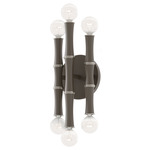 Kane Wall Sconce - Polished Nickel / Matte Smokey Taupe