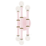 Kane Wall Sconce - Modern Brass / Rose Water